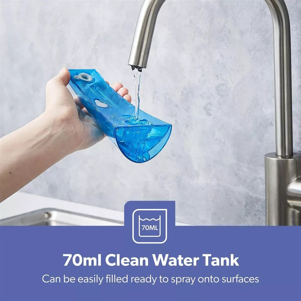 GEEPAS Cordless Window Vac Rechargeable Vacuum Cleaner Compact Electric Cleaner