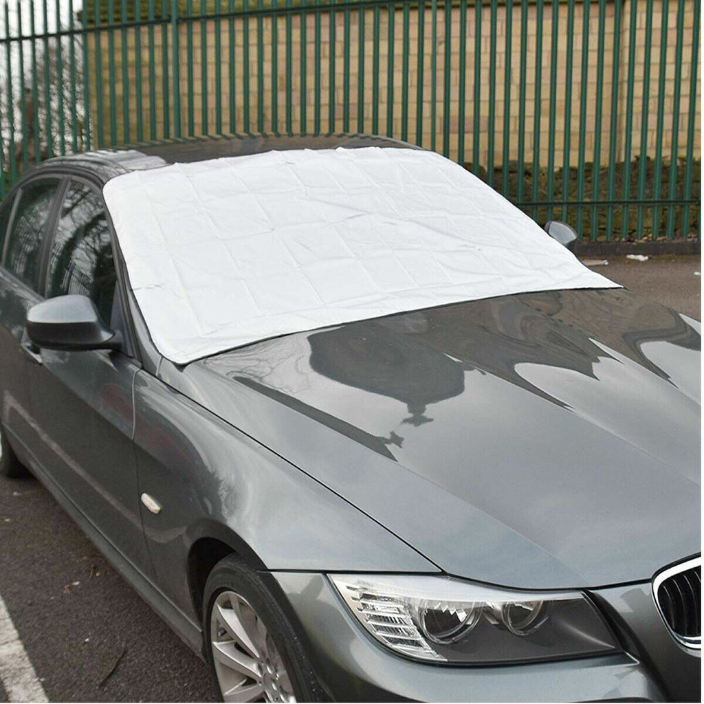 185X85Cm Car Windscreen Cover Ice Frost Snow Protector Sun Shade with Suckers
