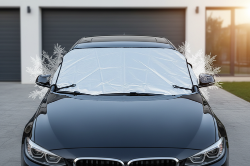 185X85Cm Car Windscreen Cover – Frost & Sun Protection
