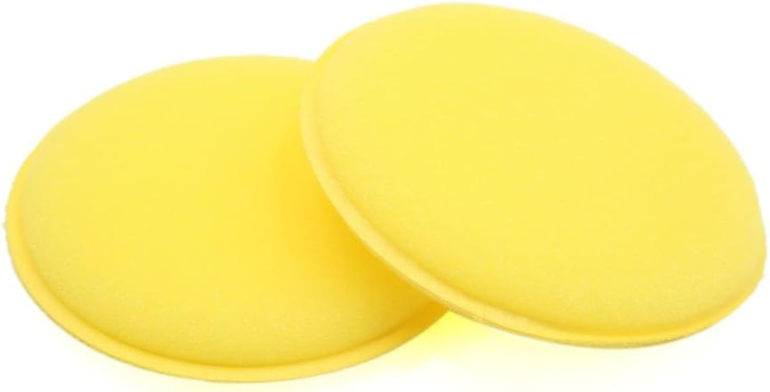 Sourcing Map 12 Pcs Waxing Polish Foam Sponge Wax Applicator Cleaning Detailing Pads for Car
