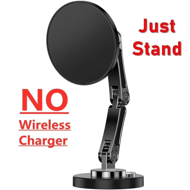 Magnetic Car Wireless Charger Stand Magnet Car Mount Fast Charging Station Phone Holder Bracket for Macsfae Iphone 15 14 13 12