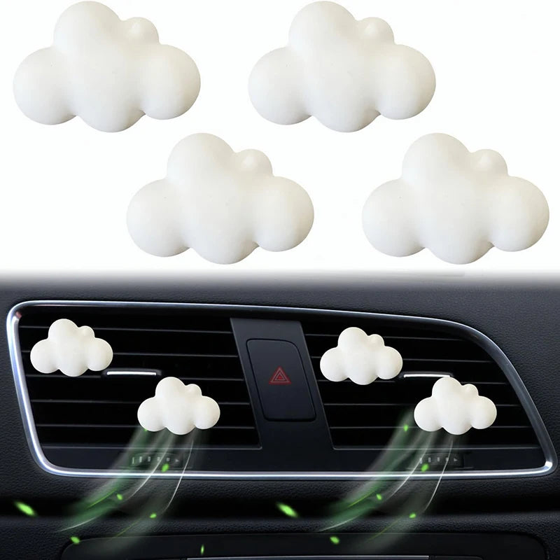 Cute Cloud Car Air Fresheners Vents Clips Cloud Air Vent Clips Car Diffuser Vent Clips Car Interior Decor Charm Car Accessories