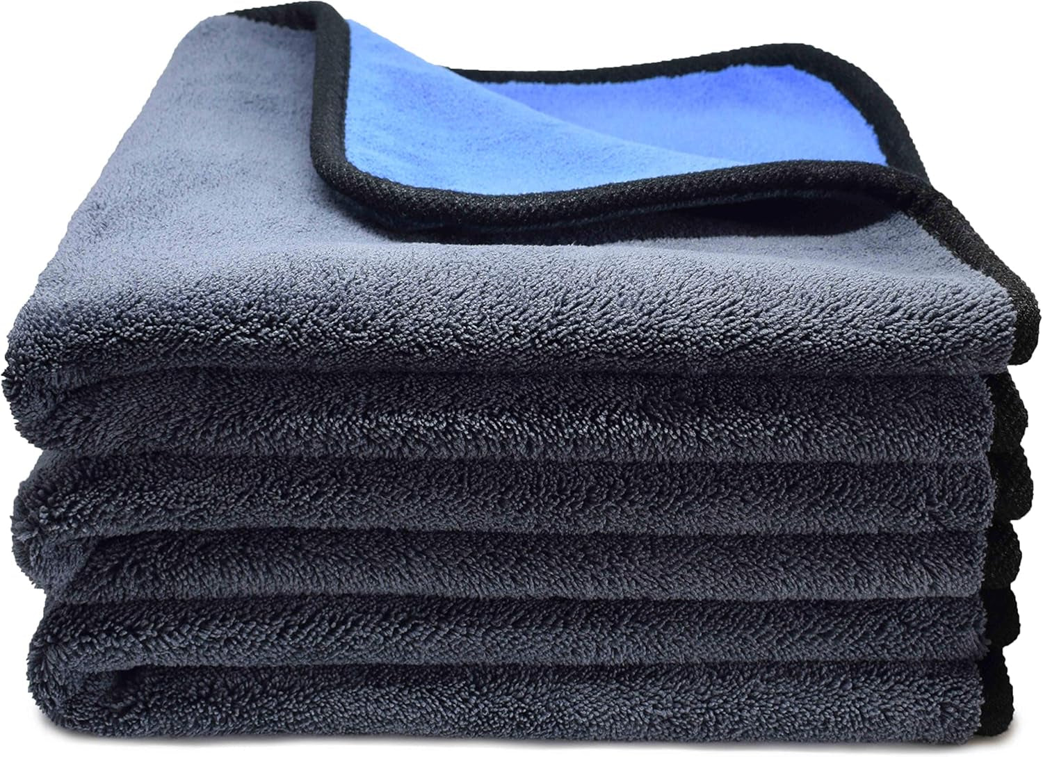 Microfibre Cleaning Cloths Car 3 PCS 500GSM 30X30Cm Motorcycle Washing Drying Polishing