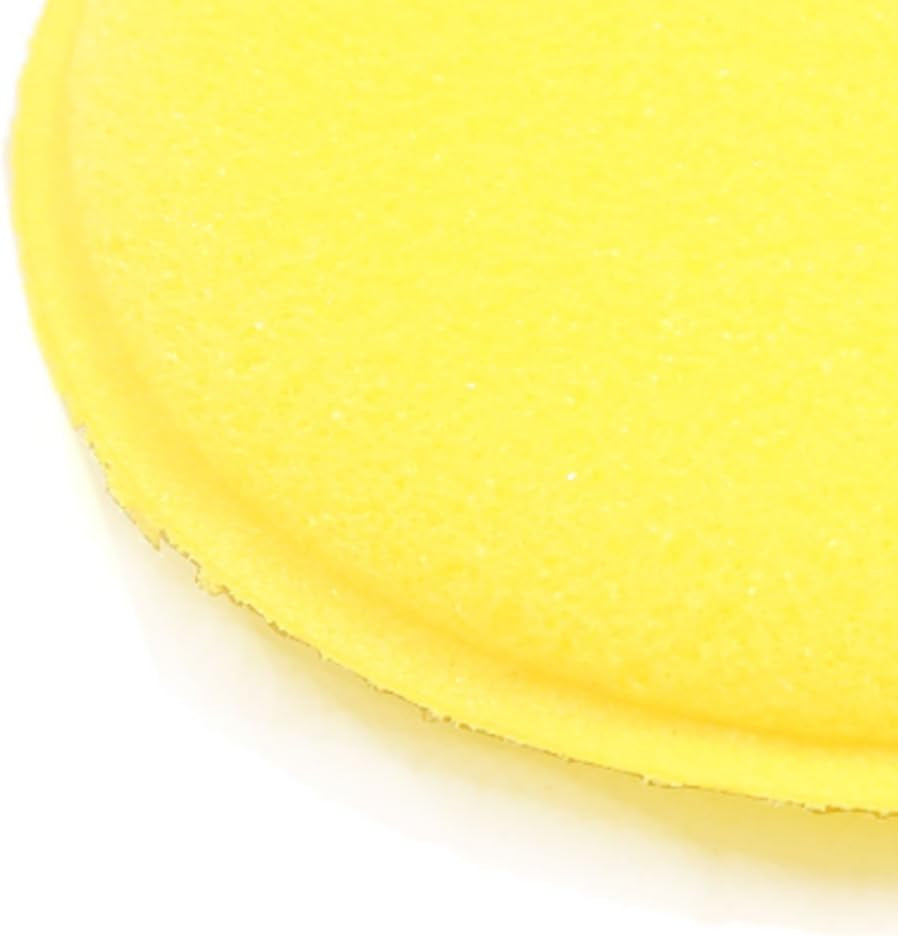 Sourcing Map 12 Pcs Waxing Polish Foam Sponge Wax Applicator Cleaning Detailing Pads for Car