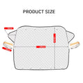 Magnetic Car Snow Shield Frost Prevention Frost Prevention Front Windshield Sunshade Thickened Snow Shield Car Coat 1PC