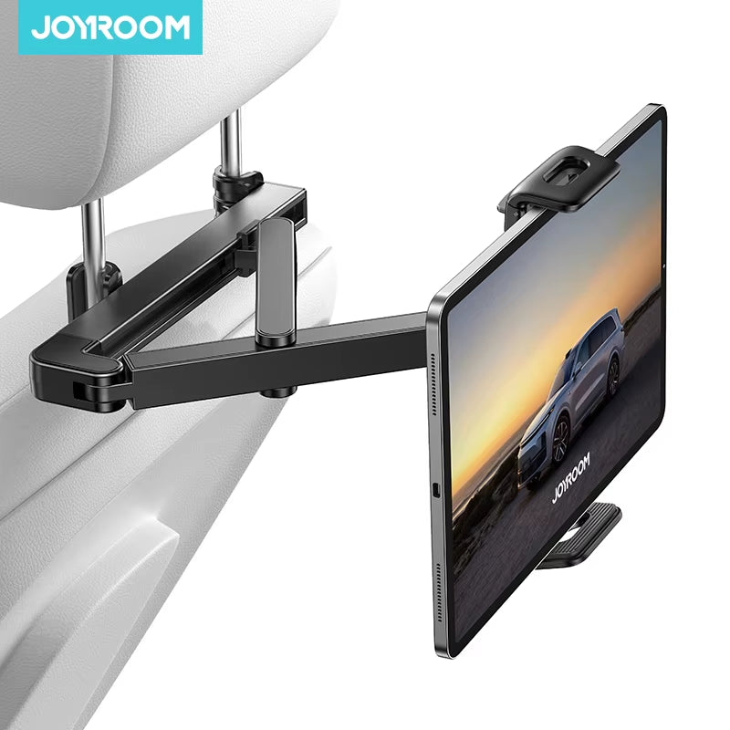 Car Headrest Tablet Holder 3 in 1 Stretchable Backseat Phone Holder for Ipad Air/Mini Samsung Tab 4.7-12.9'' Devices