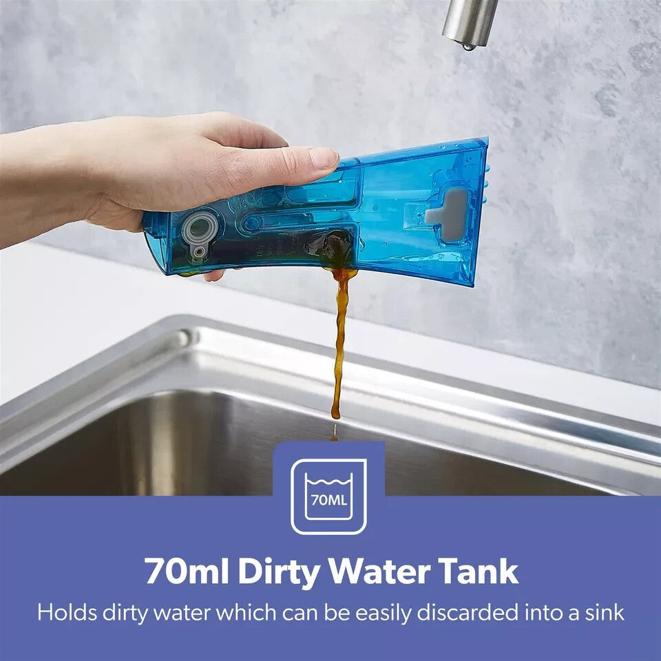 GEEPAS Cordless Window Vac Rechargeable Vacuum Cleaner Compact Electric Cleaner