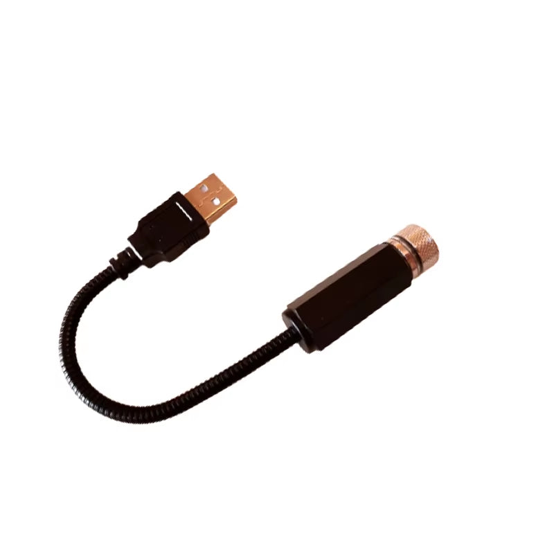 Mini LED Car Roof Star Night Light Projector Atmosphere Galaxy Lamp USB Decorative Adjustable for Auto Roof Room Ceiling Decorat