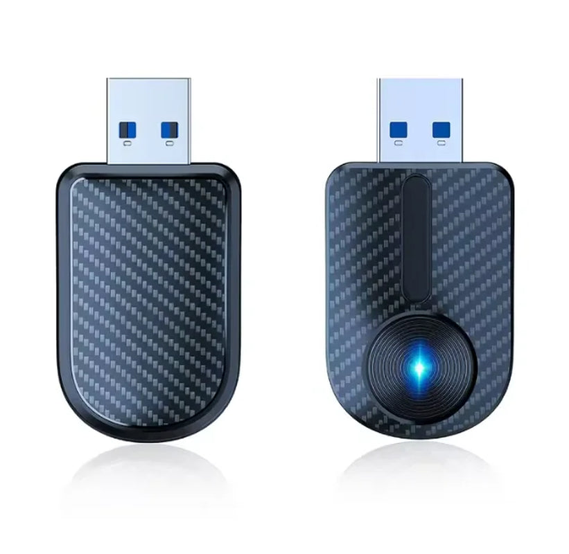 New  2 in 1 Wireless Carplay Adapter&Android Auto Wireless Adapter, 5Ghz Wifi Type-C/Usb Plug Play Carplay Wireless