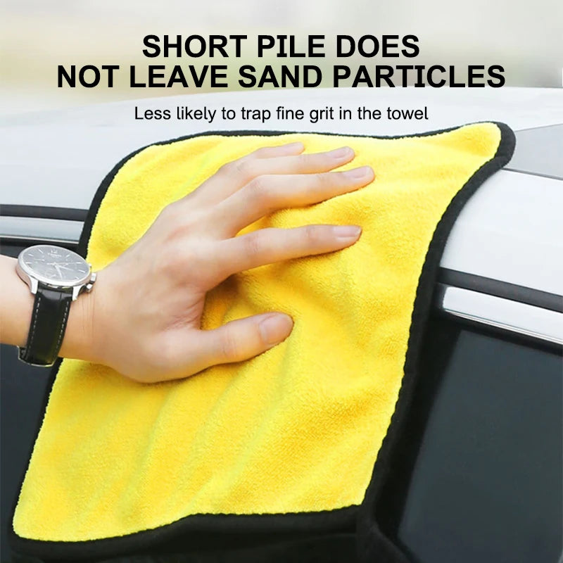 SEAMETAL High-End Microfiber Towel Car Wash Towel Detailing Cleaning Cloth Car Wash Drying Towel Car Absorbent Cleaning Products