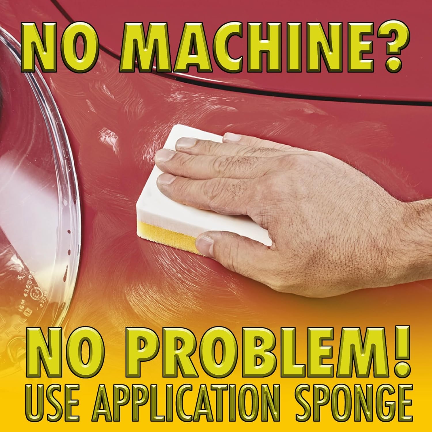 APPLICATION SPONGE (1 Piece) - for the Thorough and Even Application of Polishes, Waxes and Plastic Care Products | Item No. 04173000