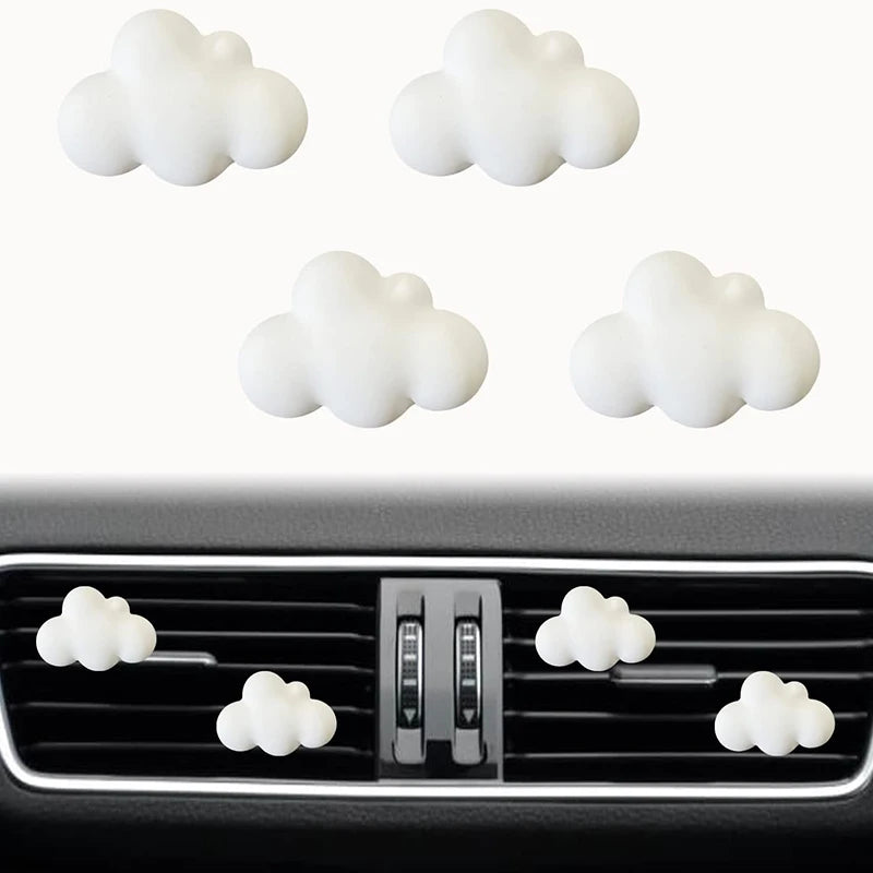 Cute Cloud Car Air Fresheners Vents Clips Cloud Air Vent Clips Car Diffuser Vent Clips Car Interior Decor Charm Car Accessories