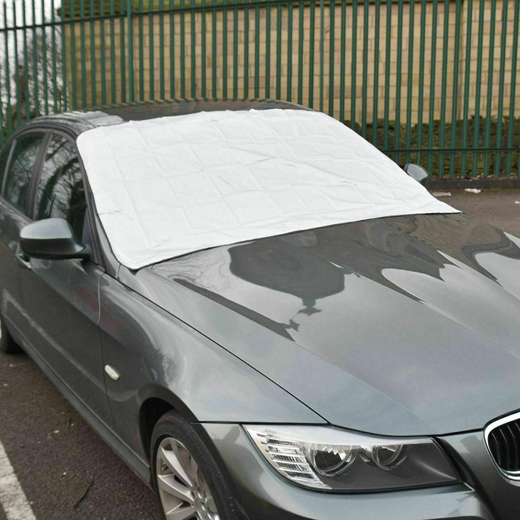 185X85Cm Car Windscreen Cover Ice Frost Snow Protector Sun Shade with Suckers