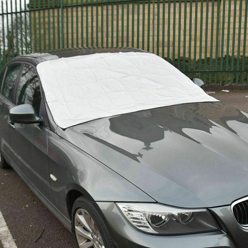 185X85Cm Car Windscreen Cover Ice Frost Snow Protector Sun Shade with Suckers