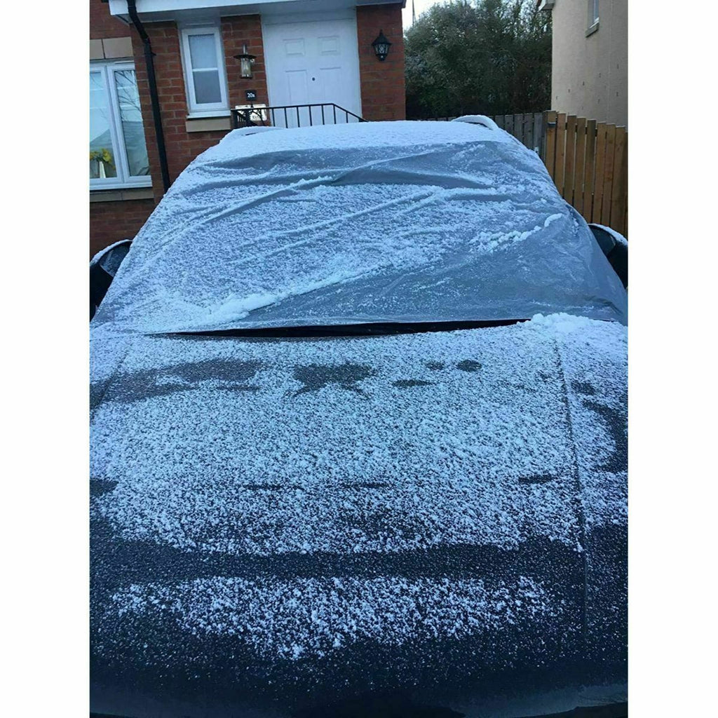 185X85Cm Car Windscreen Cover Ice Frost Snow Protector Sun Shade with Suckers