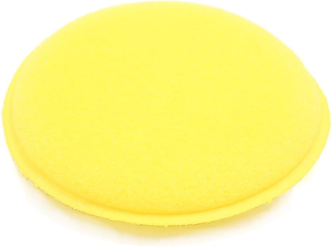 Sourcing Map 12 Pcs Waxing Polish Foam Sponge Wax Applicator Cleaning Detailing Pads for Car